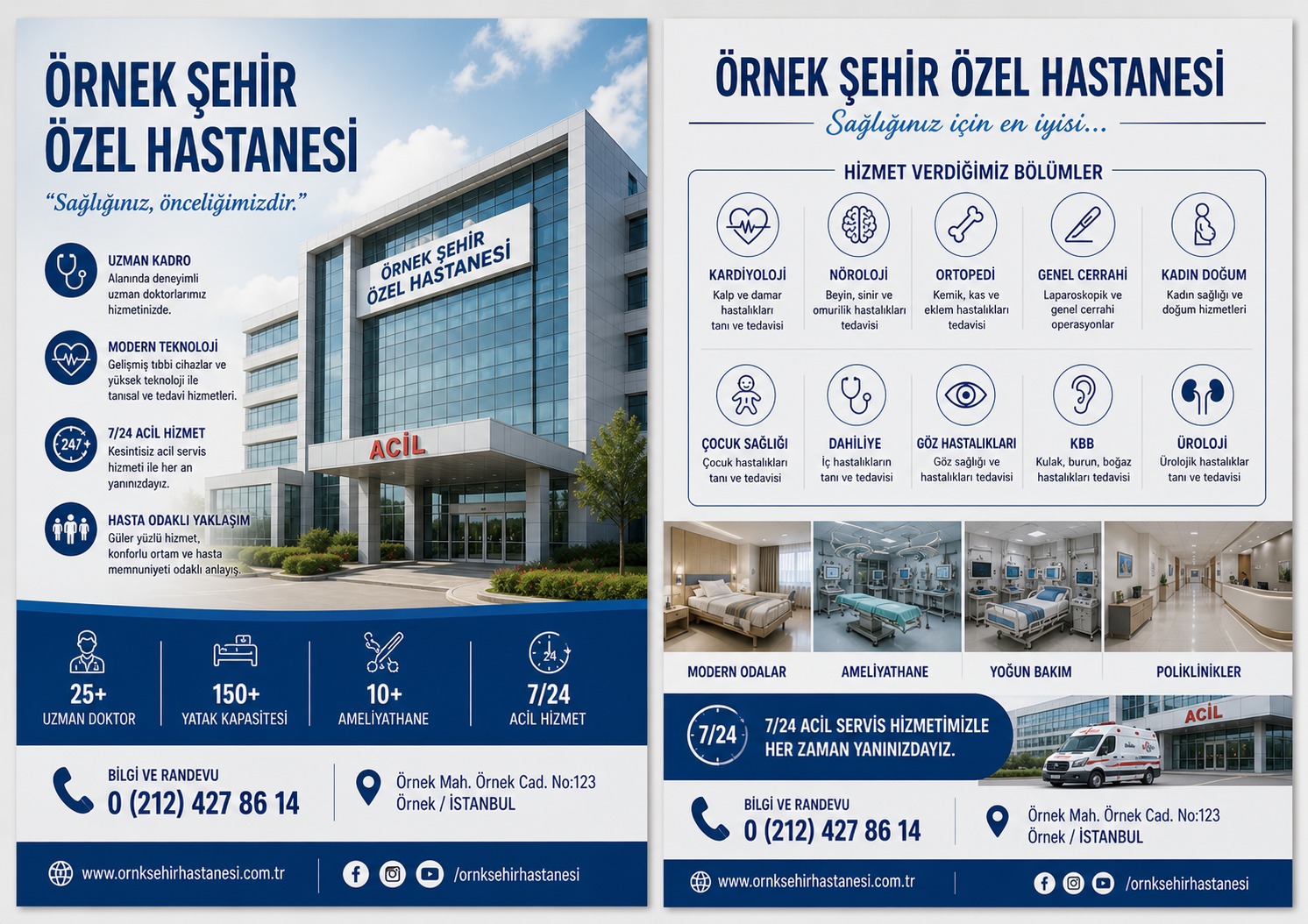Özel Hastane Broşürü