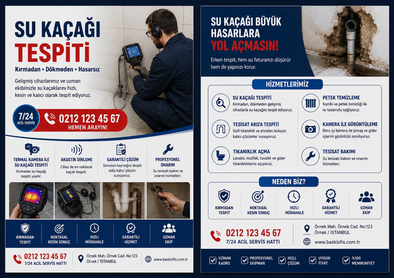 Su Kaçağı Broşürü